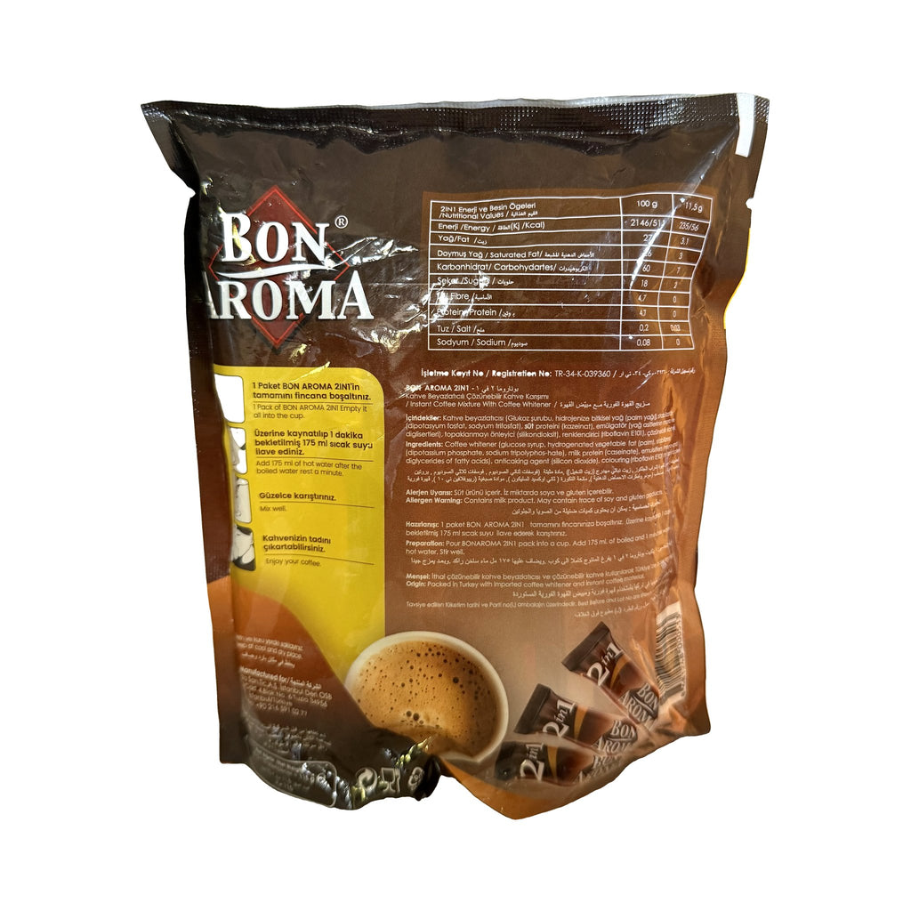 קפה נמס 2 ב-1 Bon Aroma – 10 מקלות × 11.5 גרם