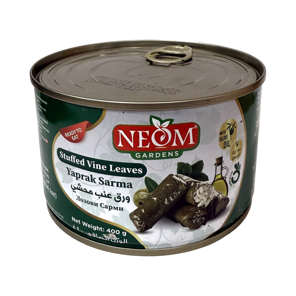 עלי גפן ממולאים באורז עם שמן זית Neom Gardens – 400 גרם