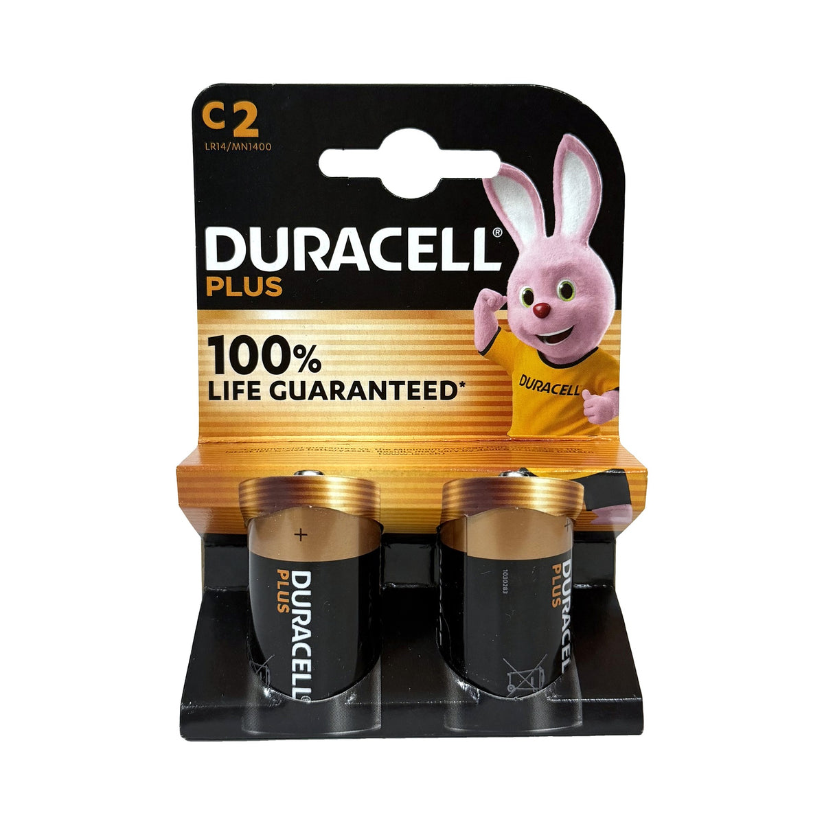 סוללות Duracell Plus C – זוג
