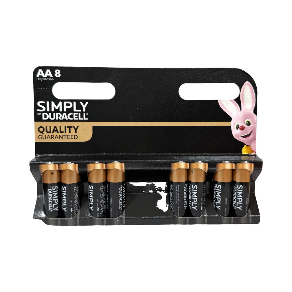 סוללות Simply by Duracell AA – מארז 8