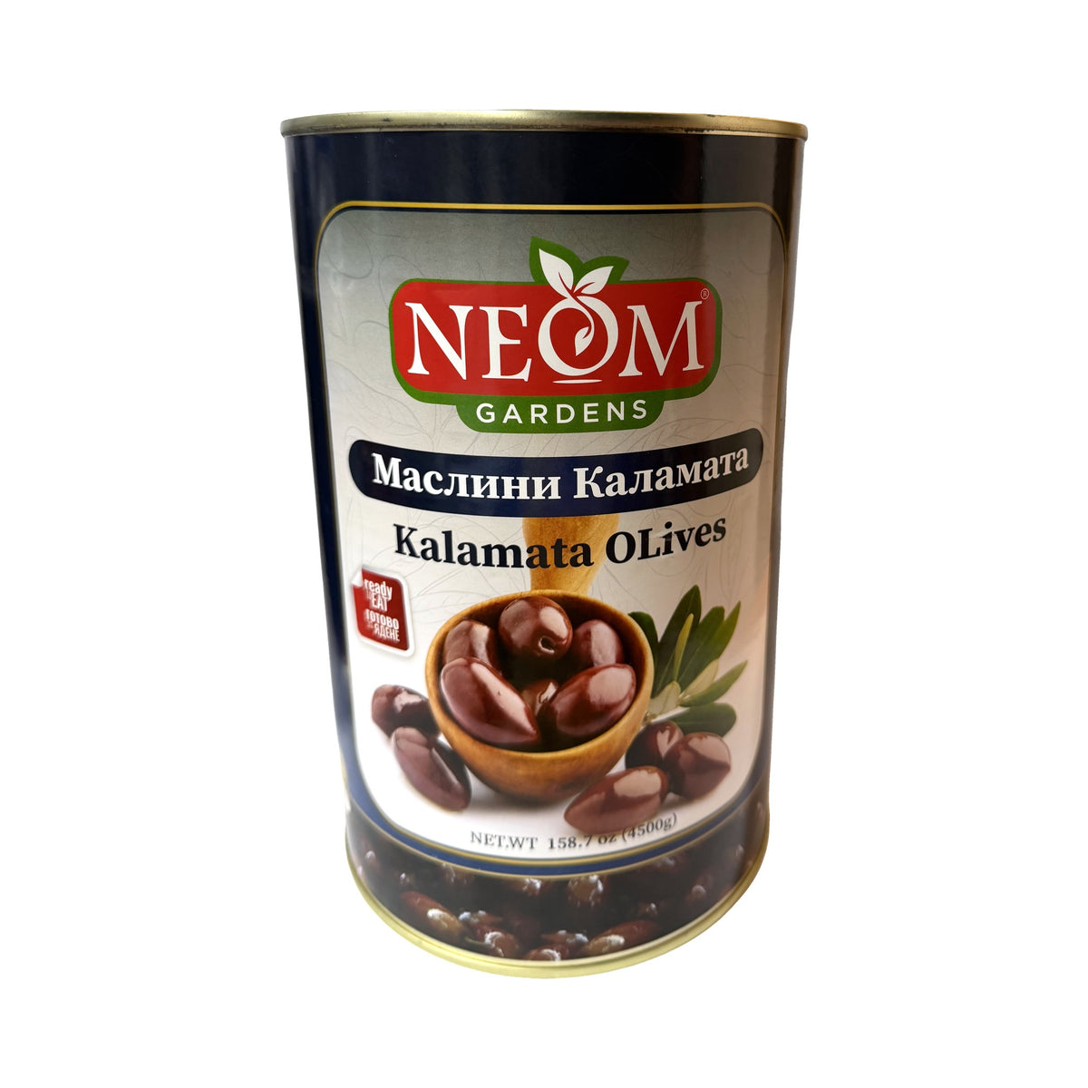 זיתי קלמטה NEOM Gardens – פחית 4.5 ק"ג